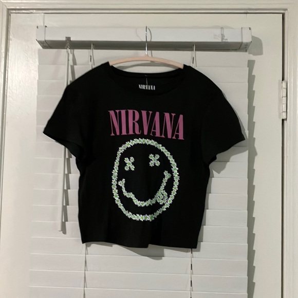 NIRVANA Tops - Nirvana Tshirt/Short Shirt